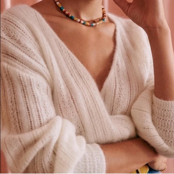 Nwt Sezane Cristina Jumper In Ecru Size 
